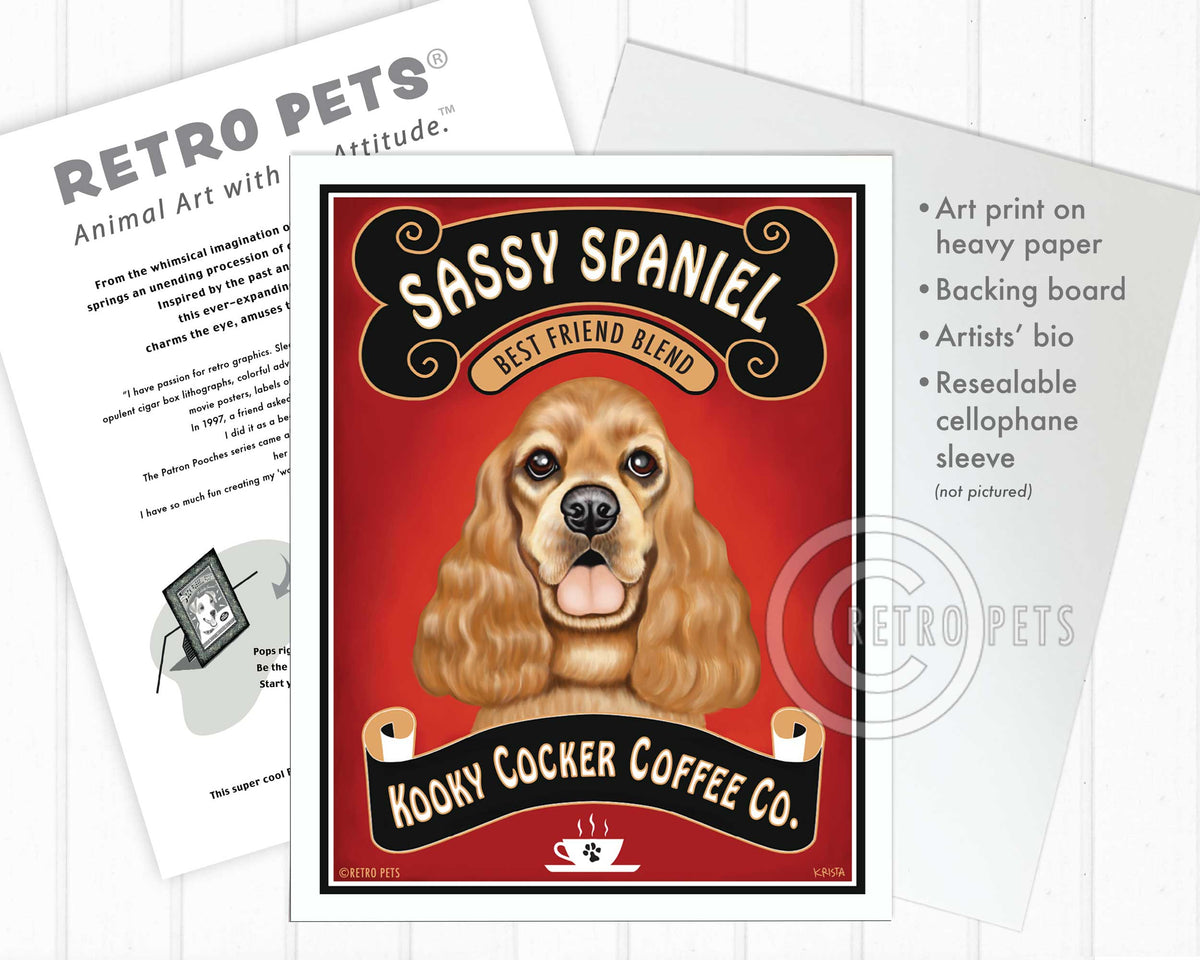 Sassy Spaniel Art