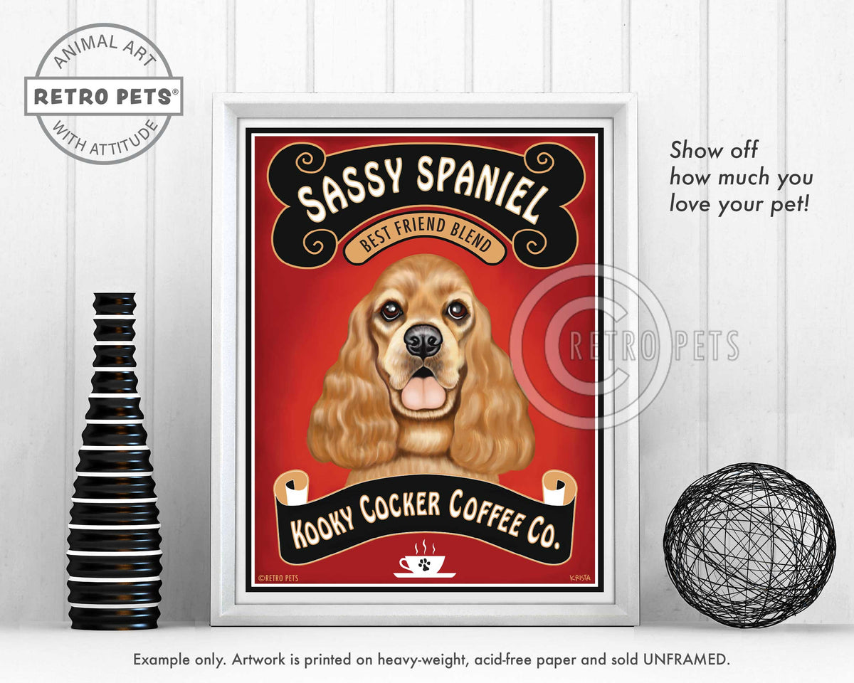 Sassy Spaniel Art