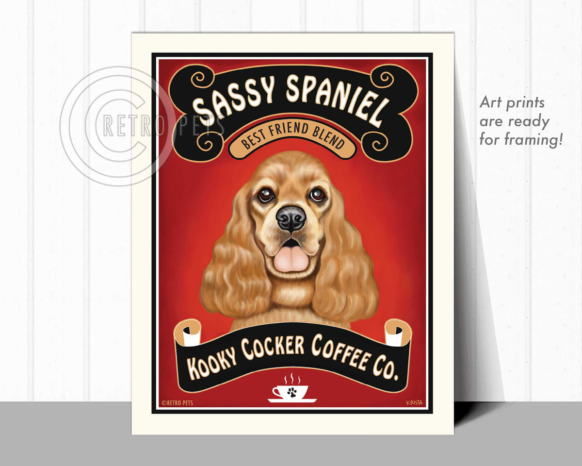 Sassy Spaniel Art