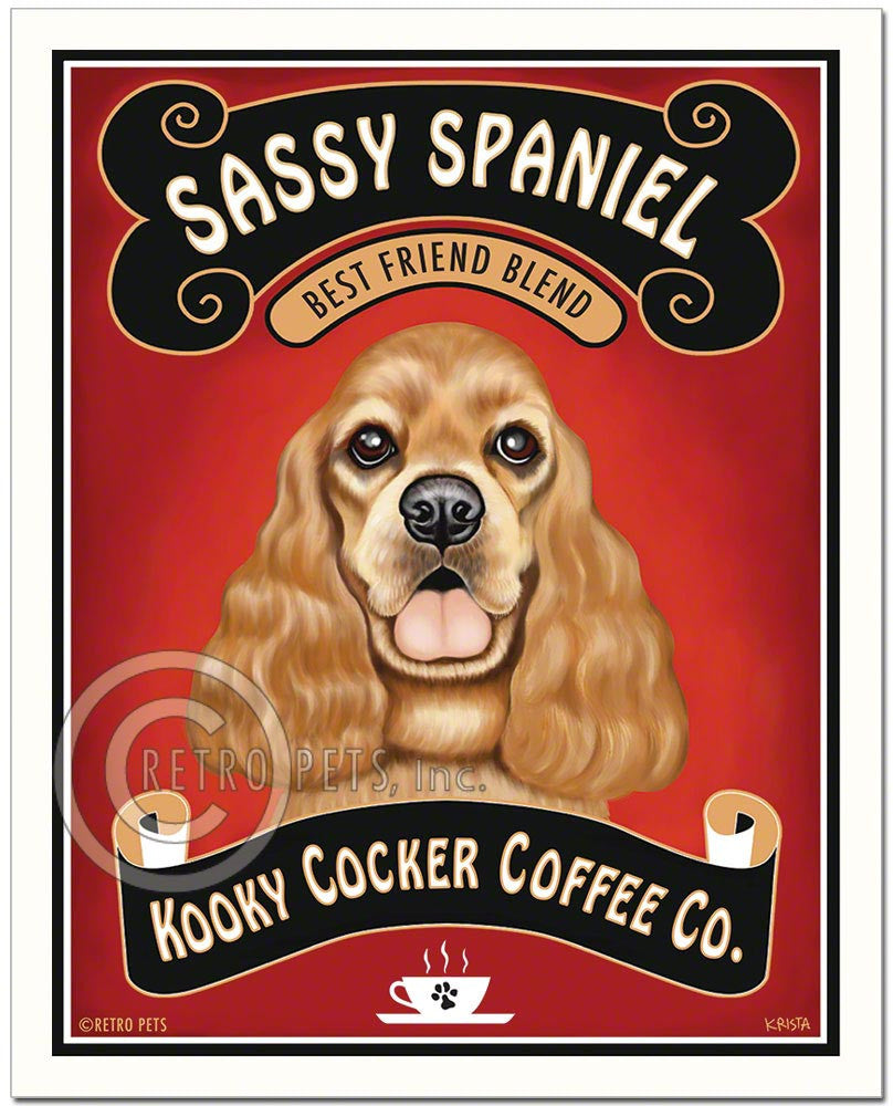 Sassy Spaniel Art