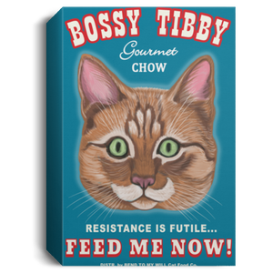Bossy Tibby Custom Retro Pets Canvas