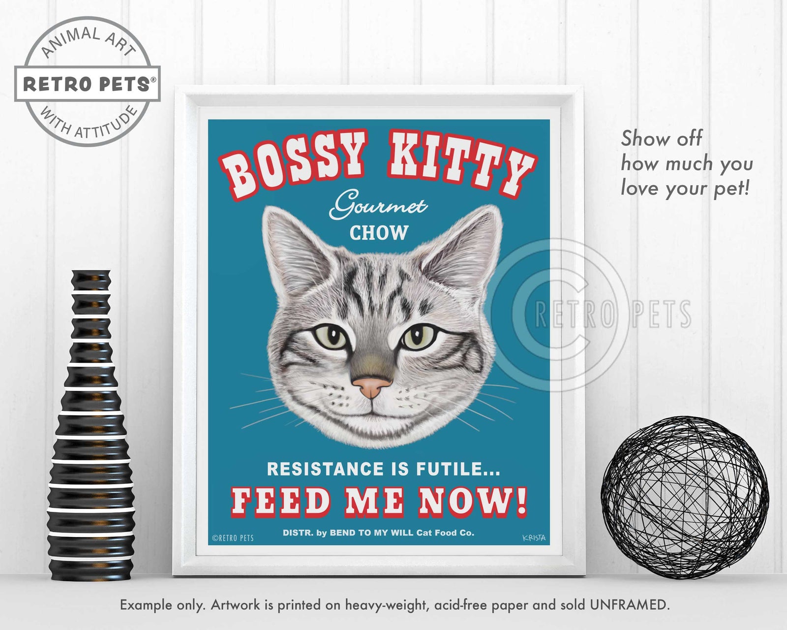 Bossy Kitty Print 