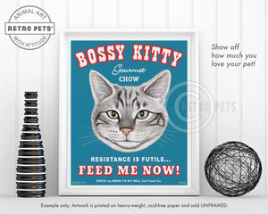 Bossy Kitty Print 