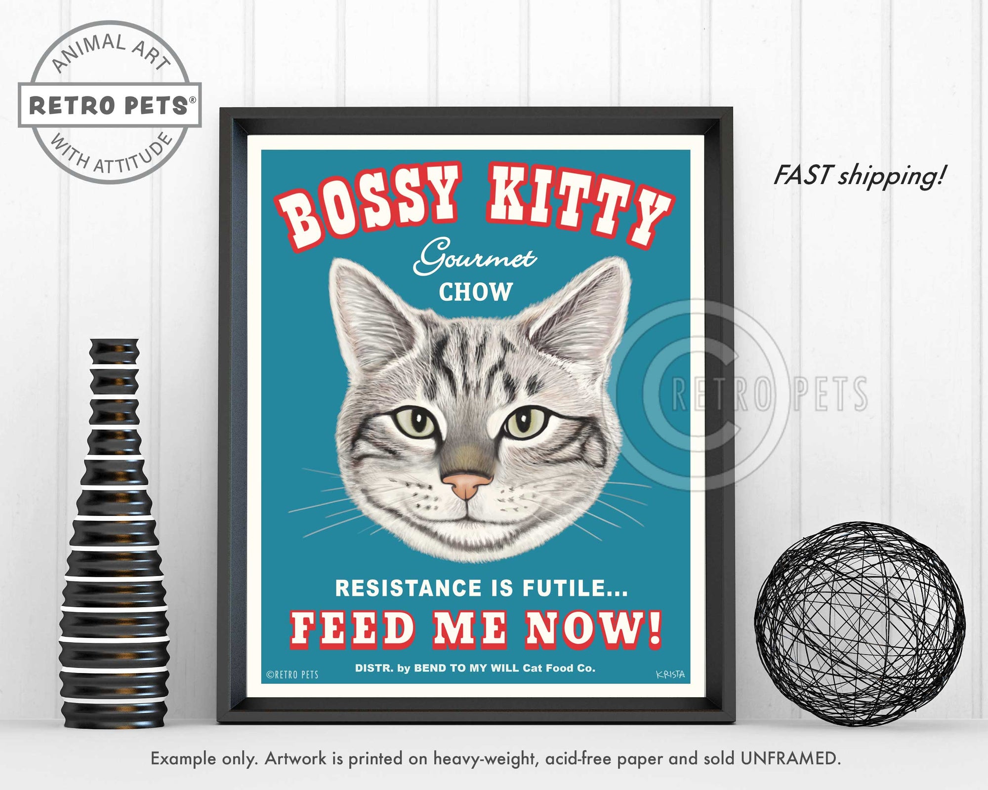 Bossy Kitty Print 