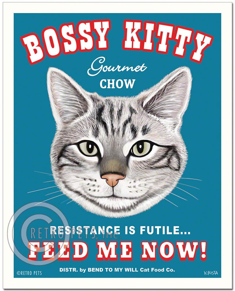 Bossy Kitty Print 