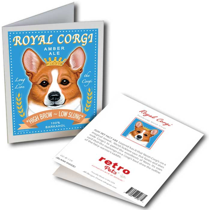Royal Corgi Greeting Cards