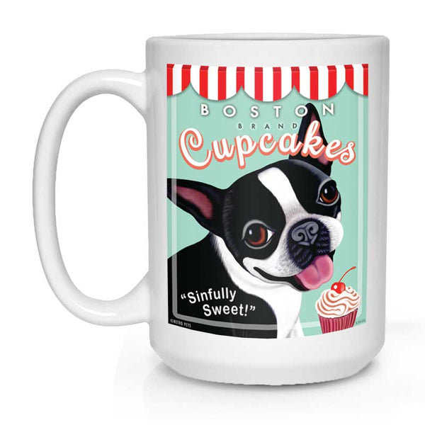 Boston terrier cupcakes hotsell