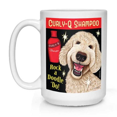 Labradoodle Coffee Mug 15 oz. Personalize with Your Doodle's Name!