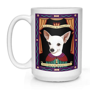 Chihuahua Art Mugs | White Mug | Retro Pets Art