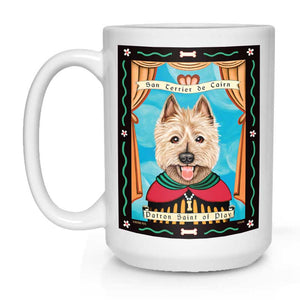 Printed Mugs Online | Cairn Terrier Art | Retro Pets Art