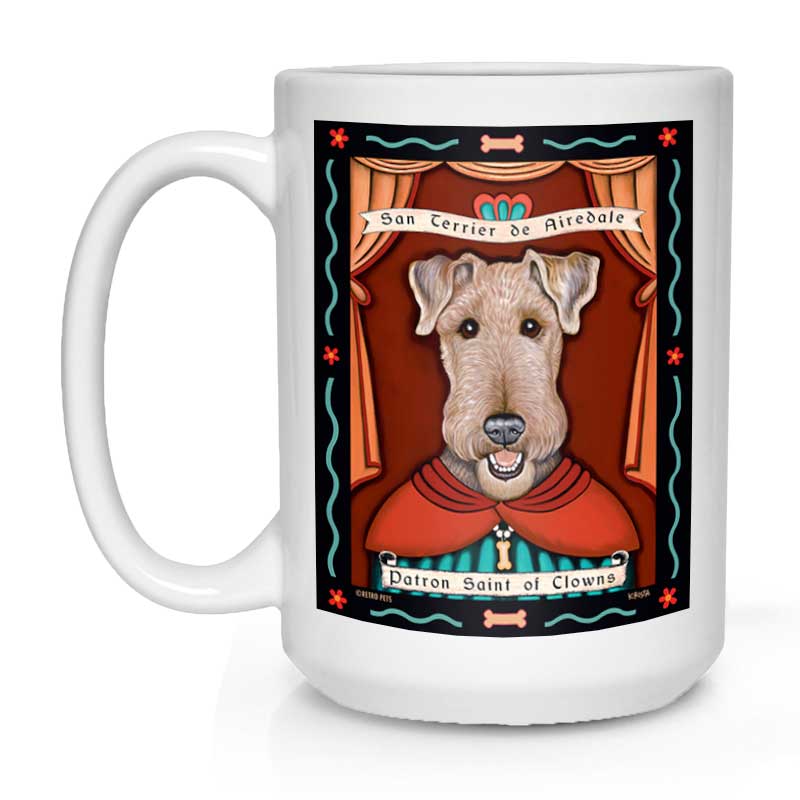 Saint of Clowns Pets | Personalized Dog Mugs | Retro Pets Art