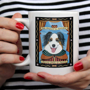 Pets Print White Mug | Personalised Pet Mug | Retro Pets Art