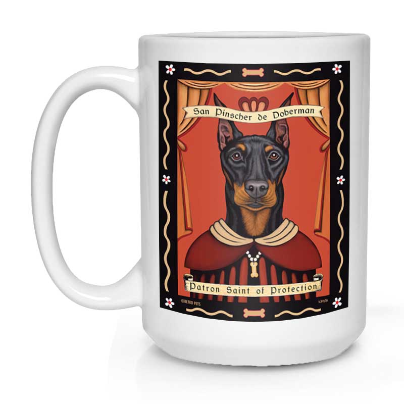 Doberman coffee mug best sale