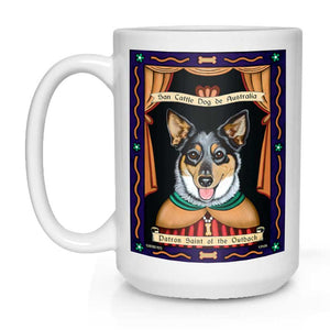 Patron Pooches Pets Mugs | Pets Outback Coffee Mugs | Retro Pets Art