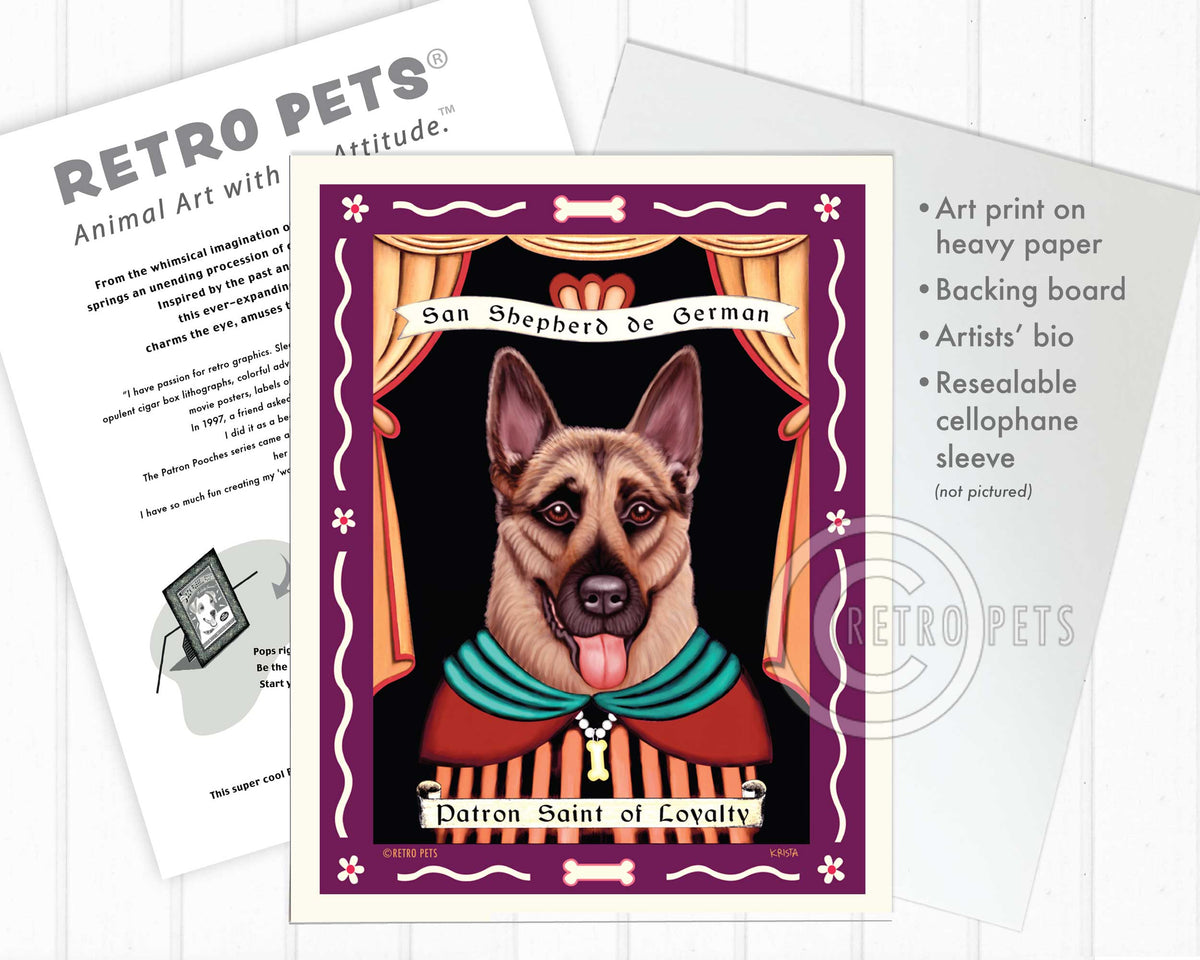 German Shepherd Wall Art