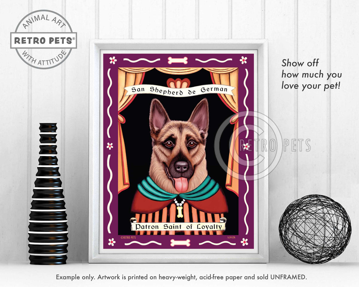 German Shepherd Wall Art