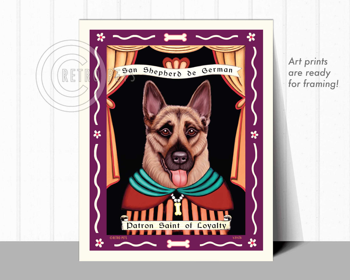 German Shepherd Wall Art