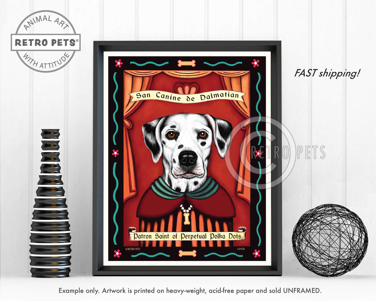 Dalmatian Canvas Art