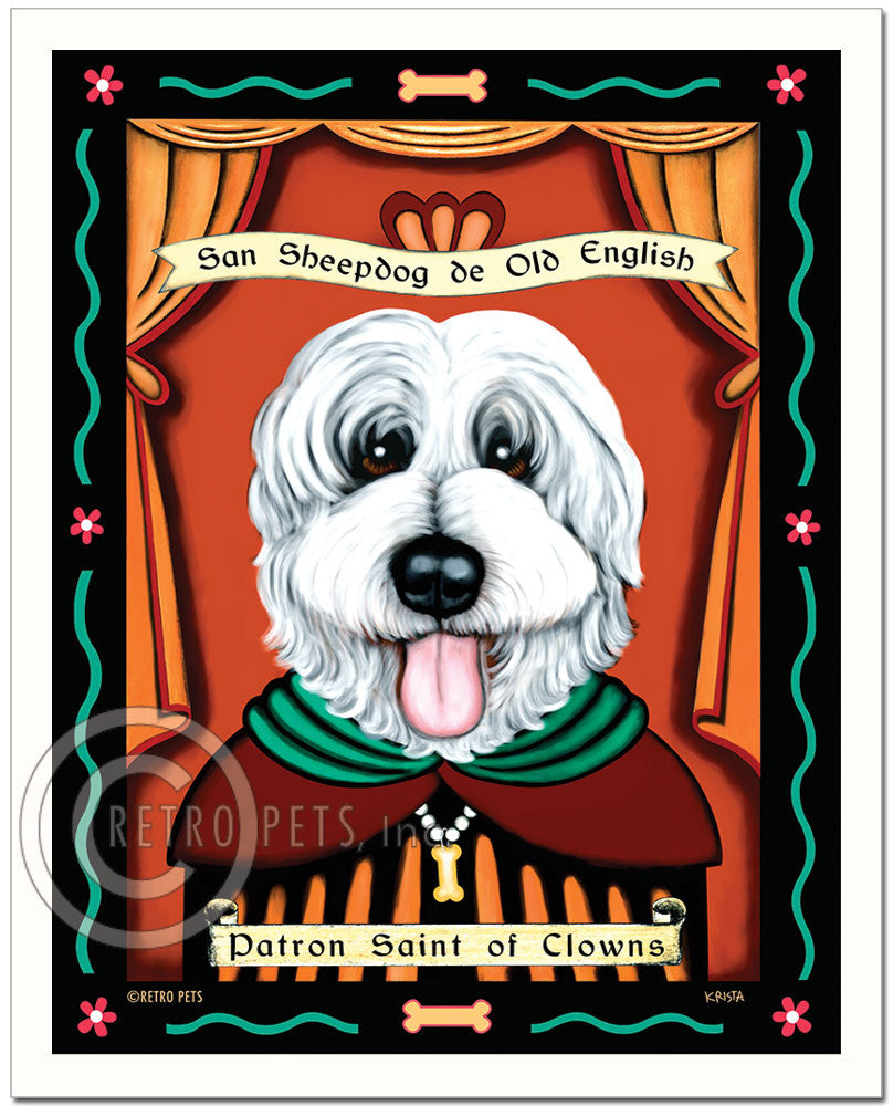 Old English Sheepdog Photographic Print for Sale by