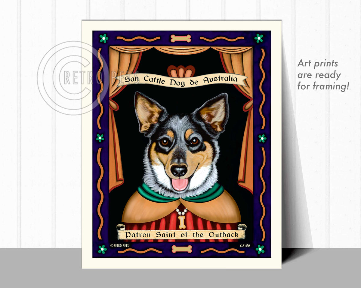 Patron Saint Outback Pets | Patron Pooches Pets | Retro Pets Art