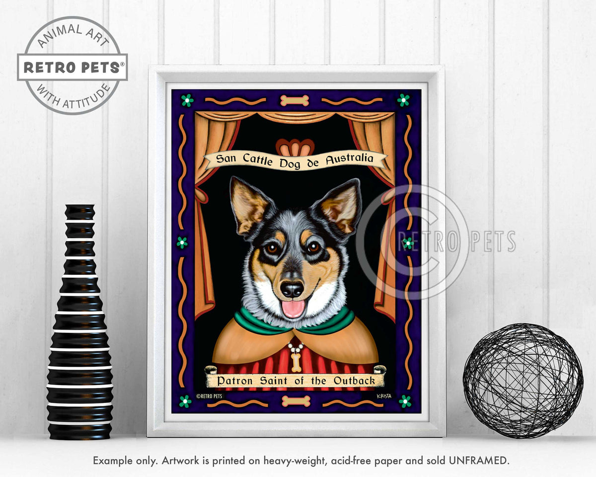 Patron Saint Outback Pets | Patron Pooches Pets | Retro Pets Art