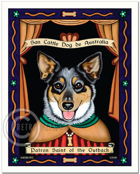 Patron Saint Outback Pets | Patron Pooches Pets | Retro Pets Art