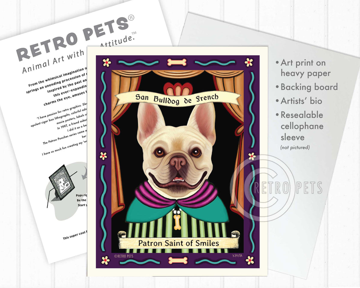 French Bulldog Canvas