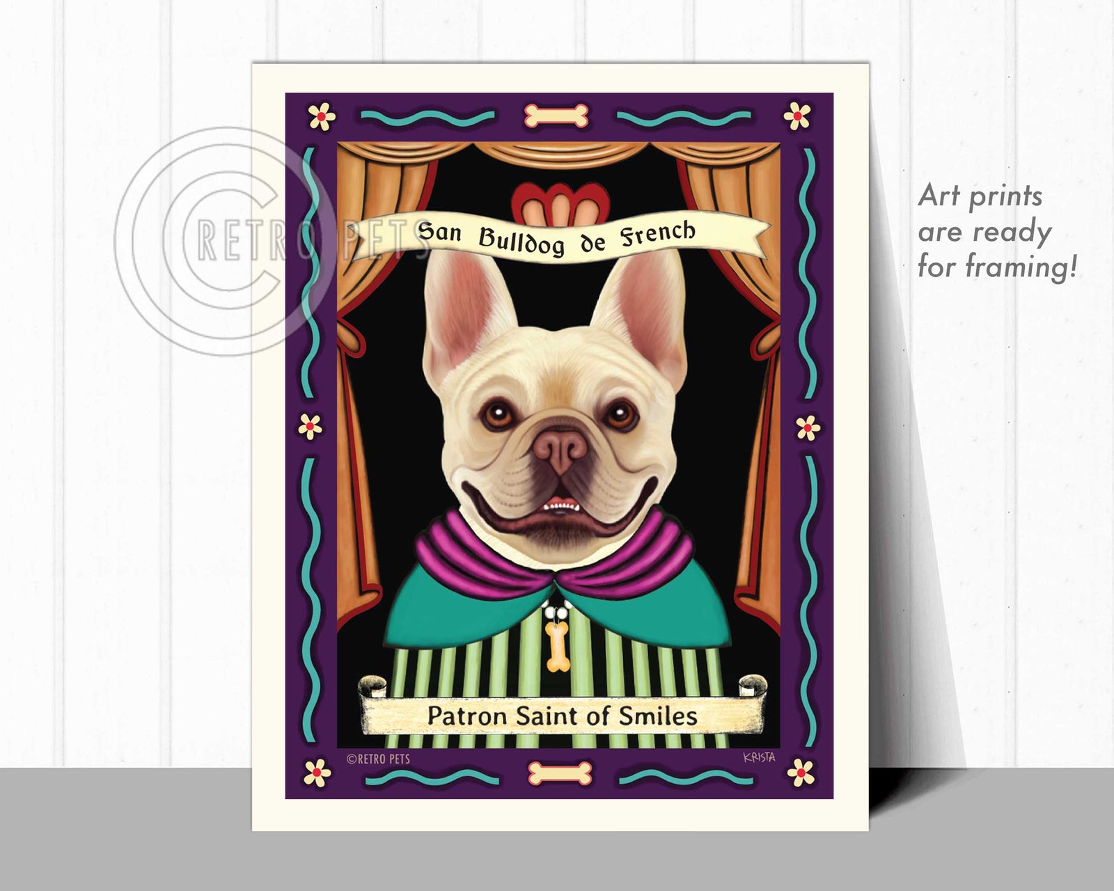 French Bulldog Canvas