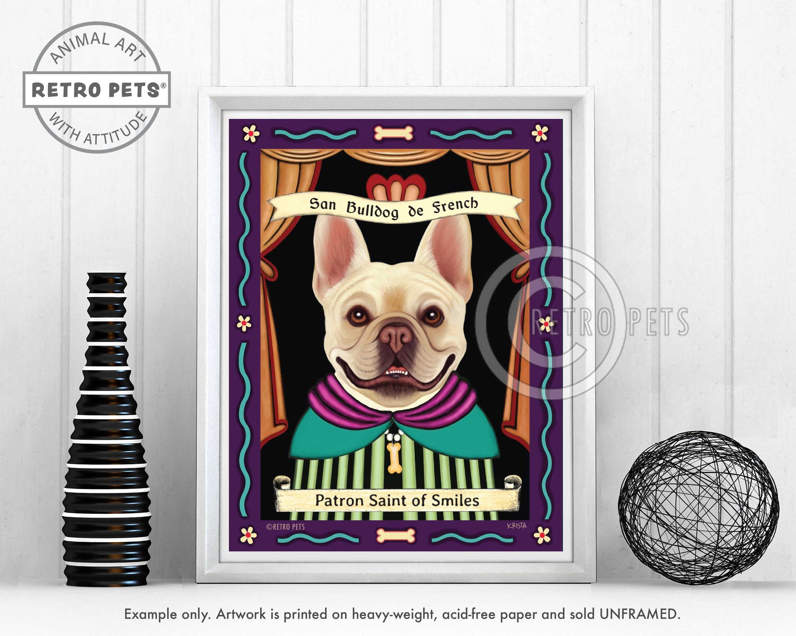French Bulldog Canvas