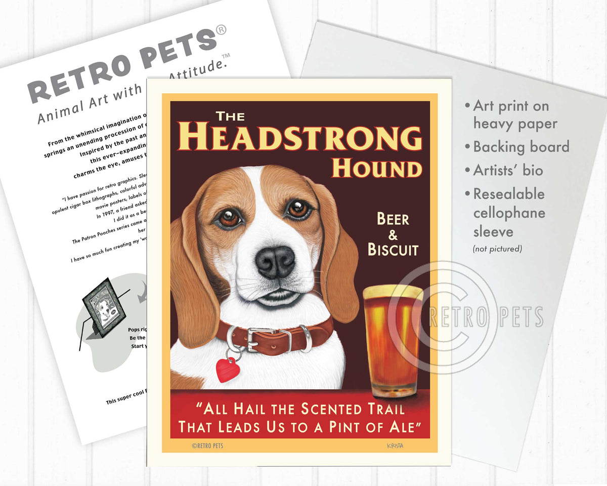 Canvas Dog Art | Colorful Dog Art | Retropets