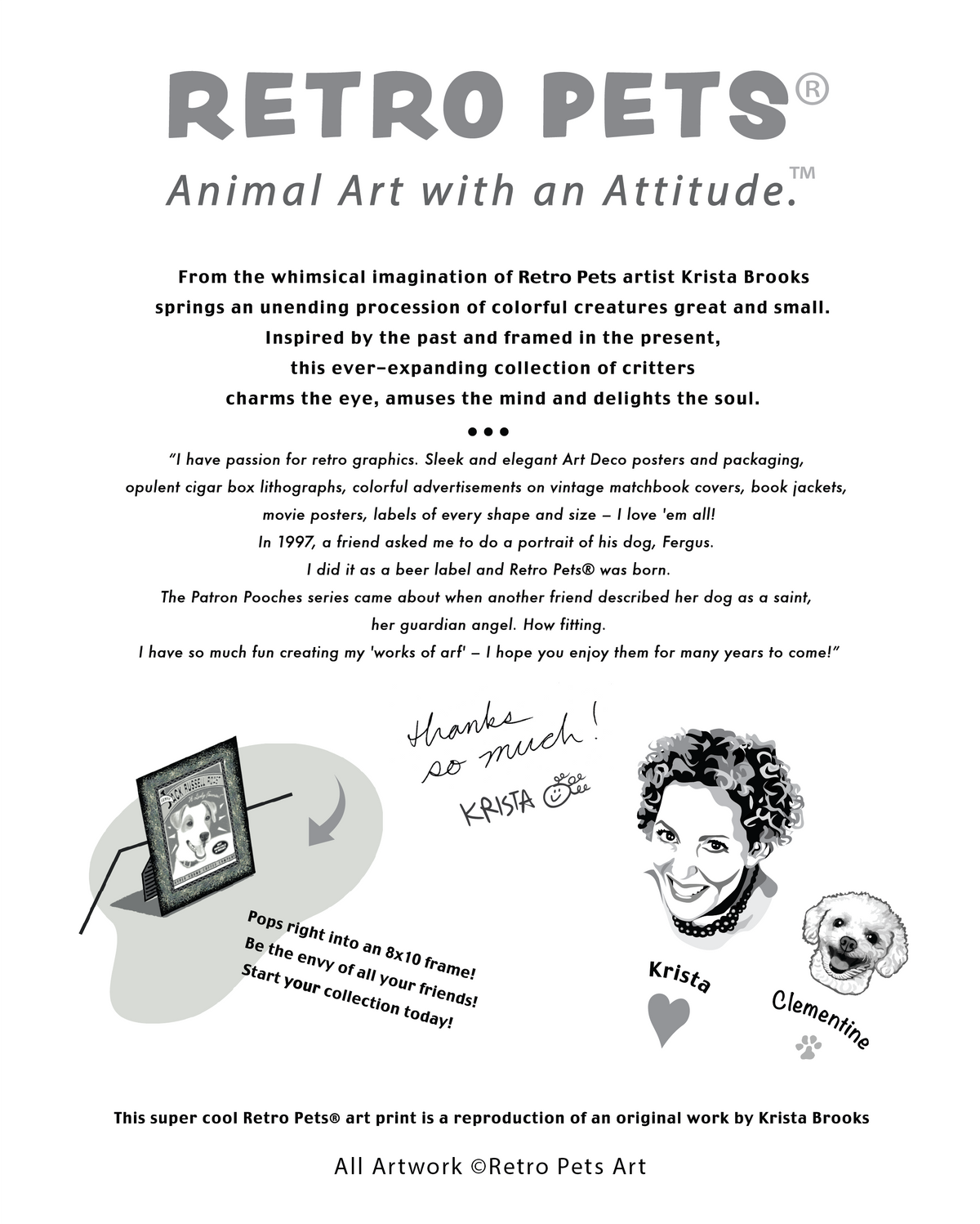 Cattle Dog Draught | Cattle Dog Art | Retro Pets Art