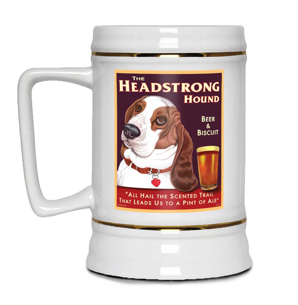 Basset Hound Mugs | Customized Dog Mugs | Retropets