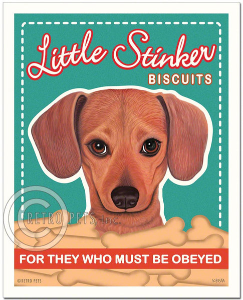 Little Stinker Doxie Print