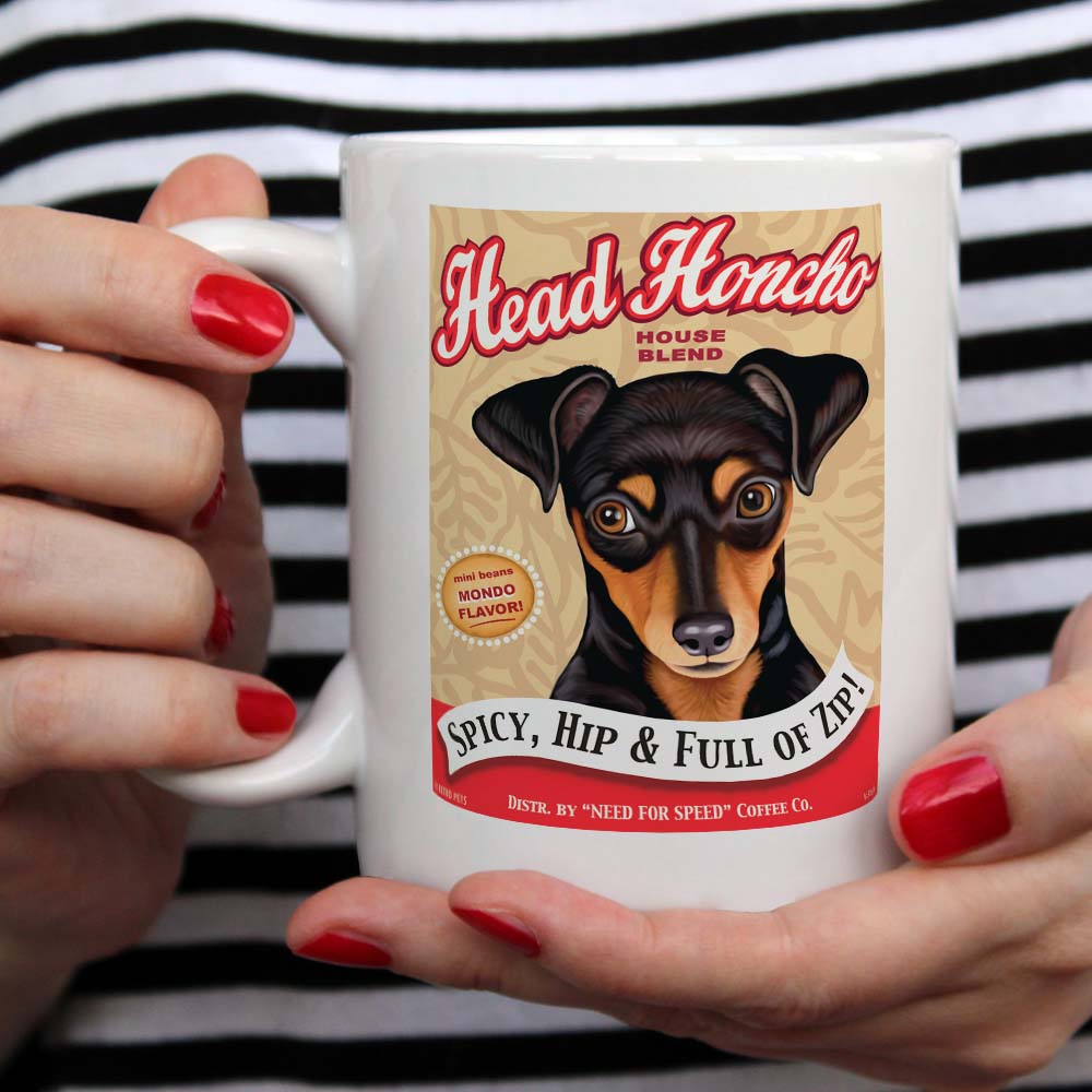 Miniature Pinscher lover gift, Miniature Pinscher coffee mug, Min Pin coffee mug, min pin lover gift, gift for min pin lover